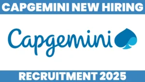 Capgemini New Hiring 2025